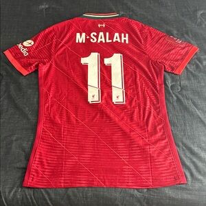 Liverpool #11 Mohamed Salah 2022 FA Cup Final Edition Nike Jersey